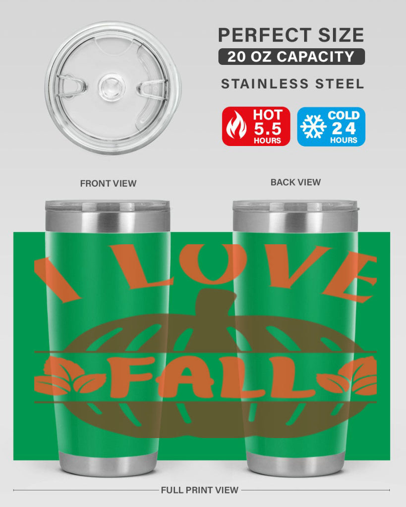 I Love Fall 337#- fall- Tumbler