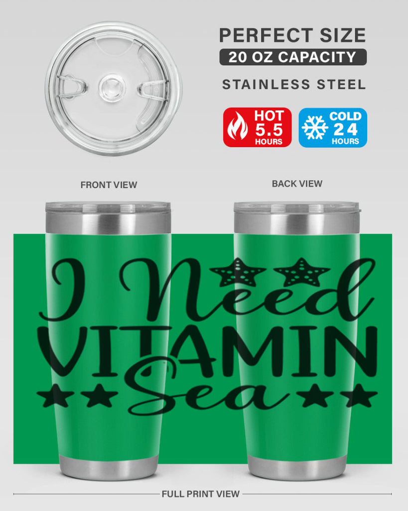 I Need Vitamin Sea 232#- mermaid- Tumbler