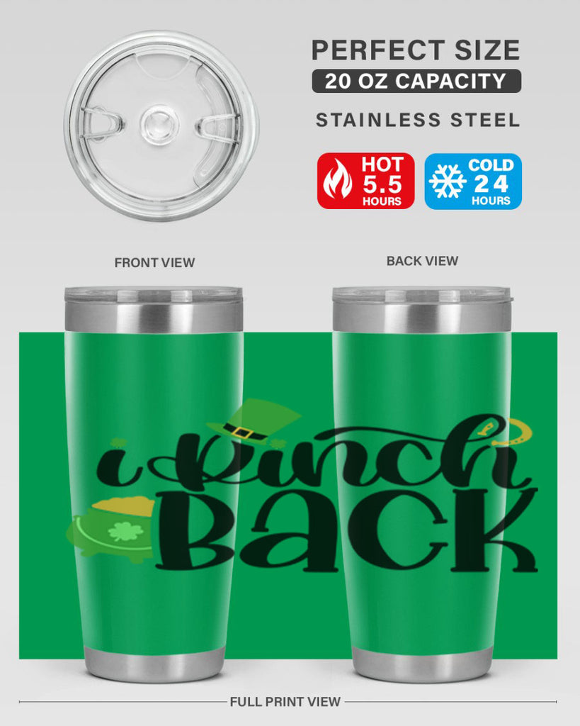 I Pinch Back Style 85#- St Patricks Day- Tumbler