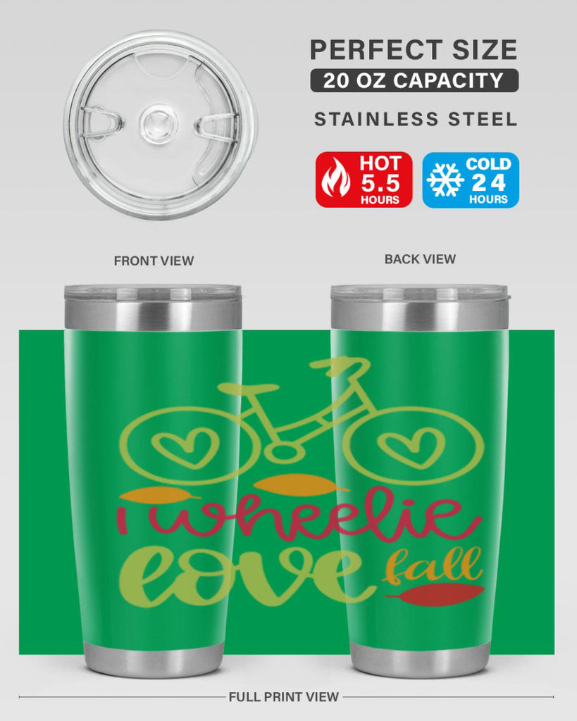 I Wheelie Love Fall 342#- fall- Tumbler