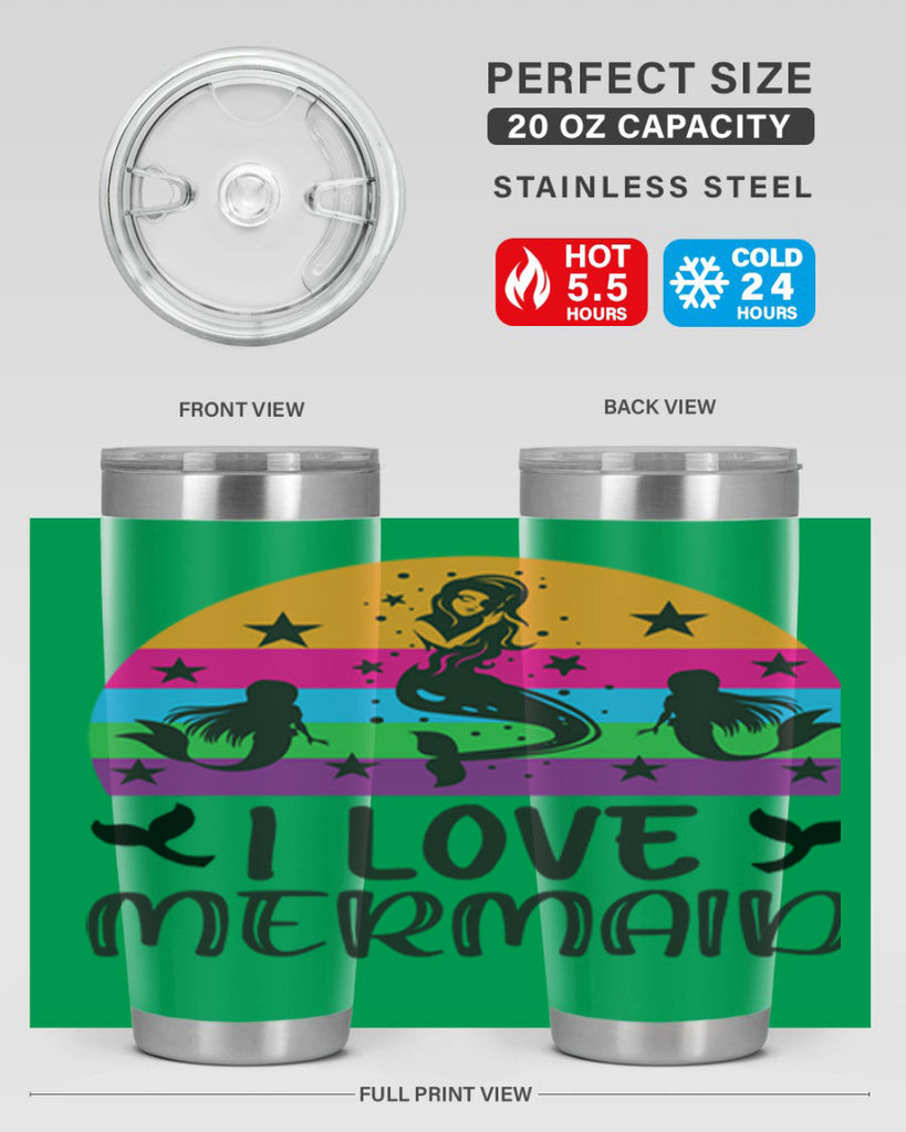 I love mermaid 230#- mermaid- Tumbler