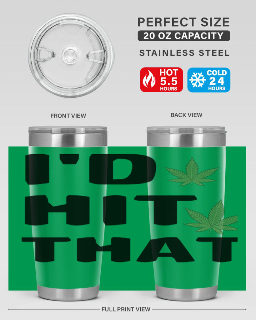 Id hit that cannabis 141#- marijuana- Tumbler