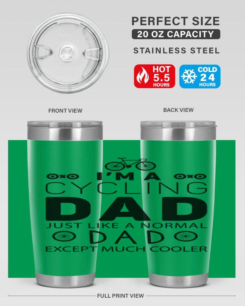 Im A Cycling Dad 4#- dad- Tumbler