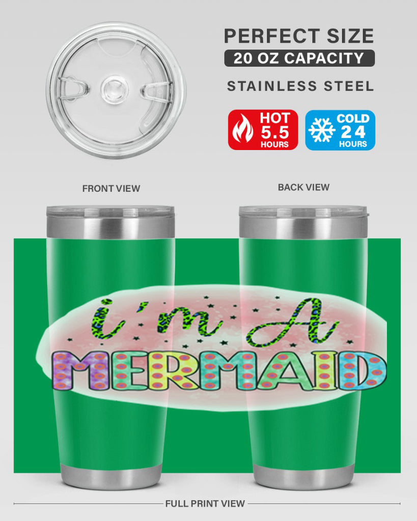 Im A Mermaid 255#- mermaid- Tumbler