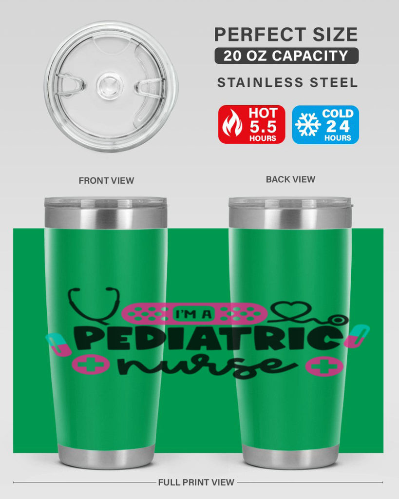 Im A Pediatric Nurse Style Style 154#- nurse- tumbler