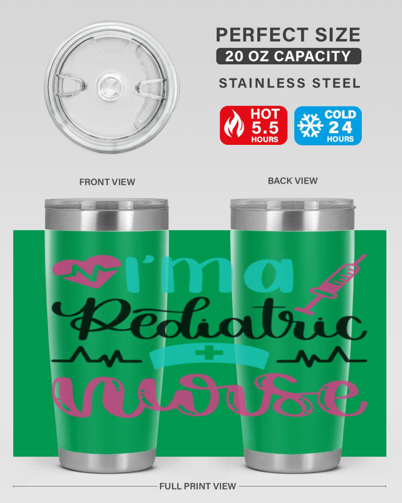 Im A Pediatric Nurse Style Style 155#- nurse- tumbler