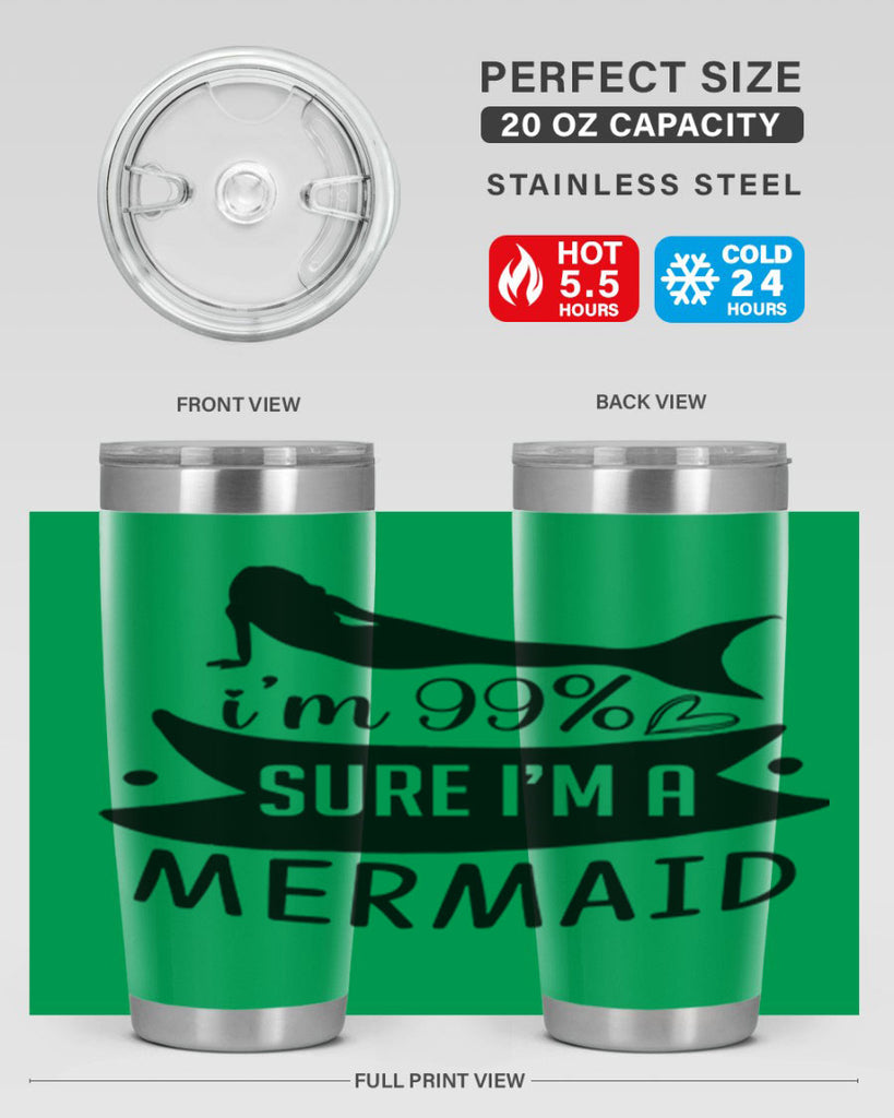 Im sure im a 248#- mermaid- Tumbler