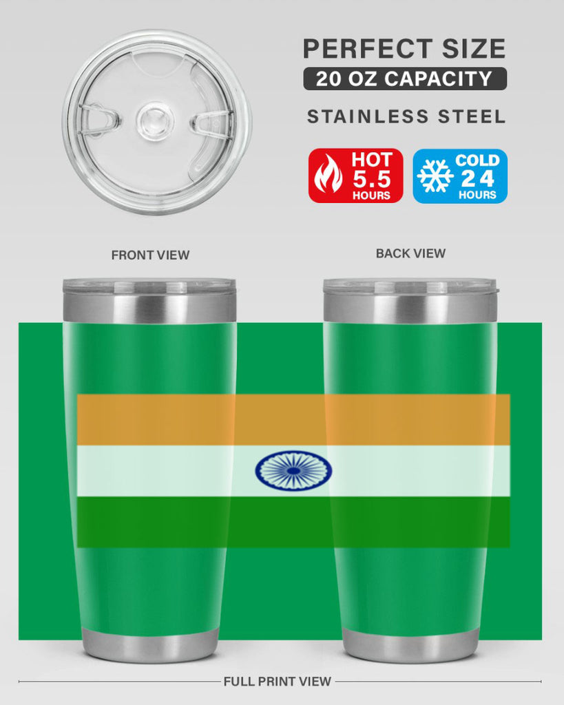 India 121#- world flags- Tumbler