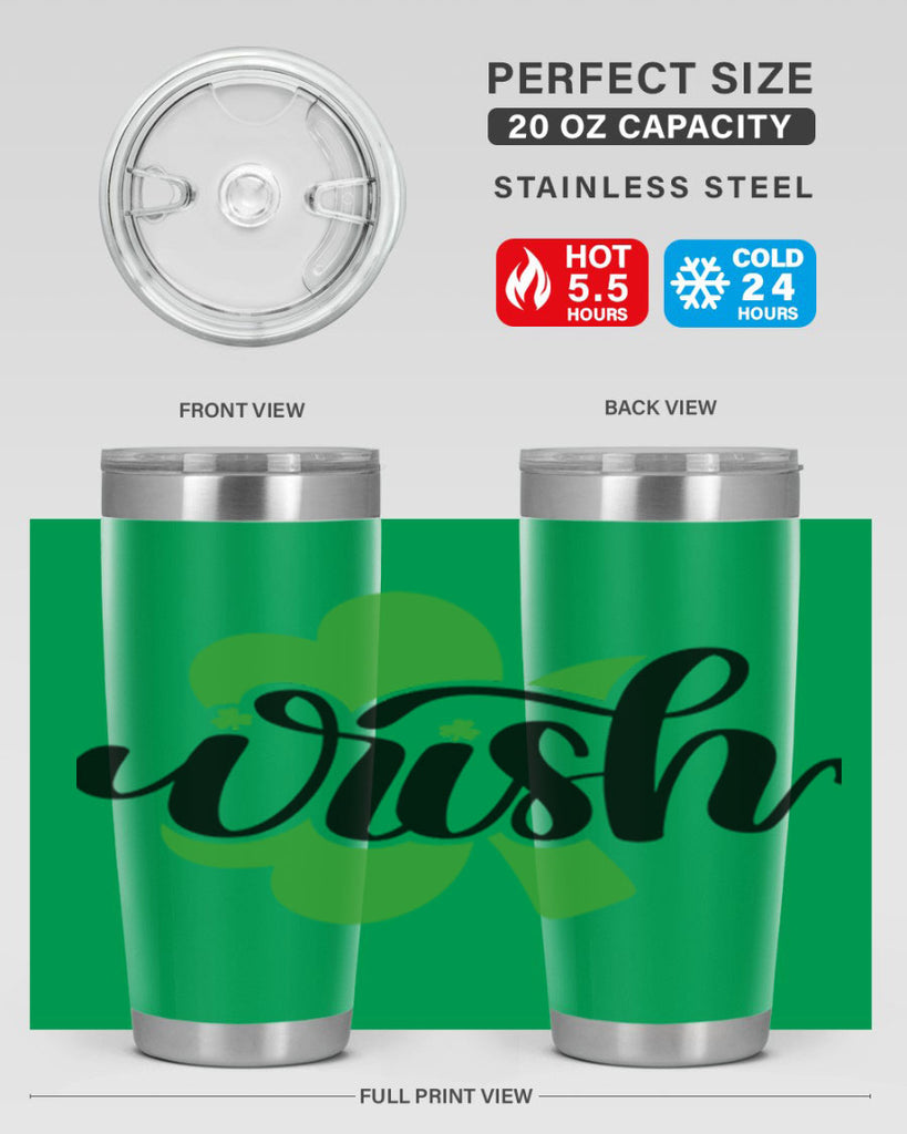 Irish Style 82#- St Patricks Day- Tumbler