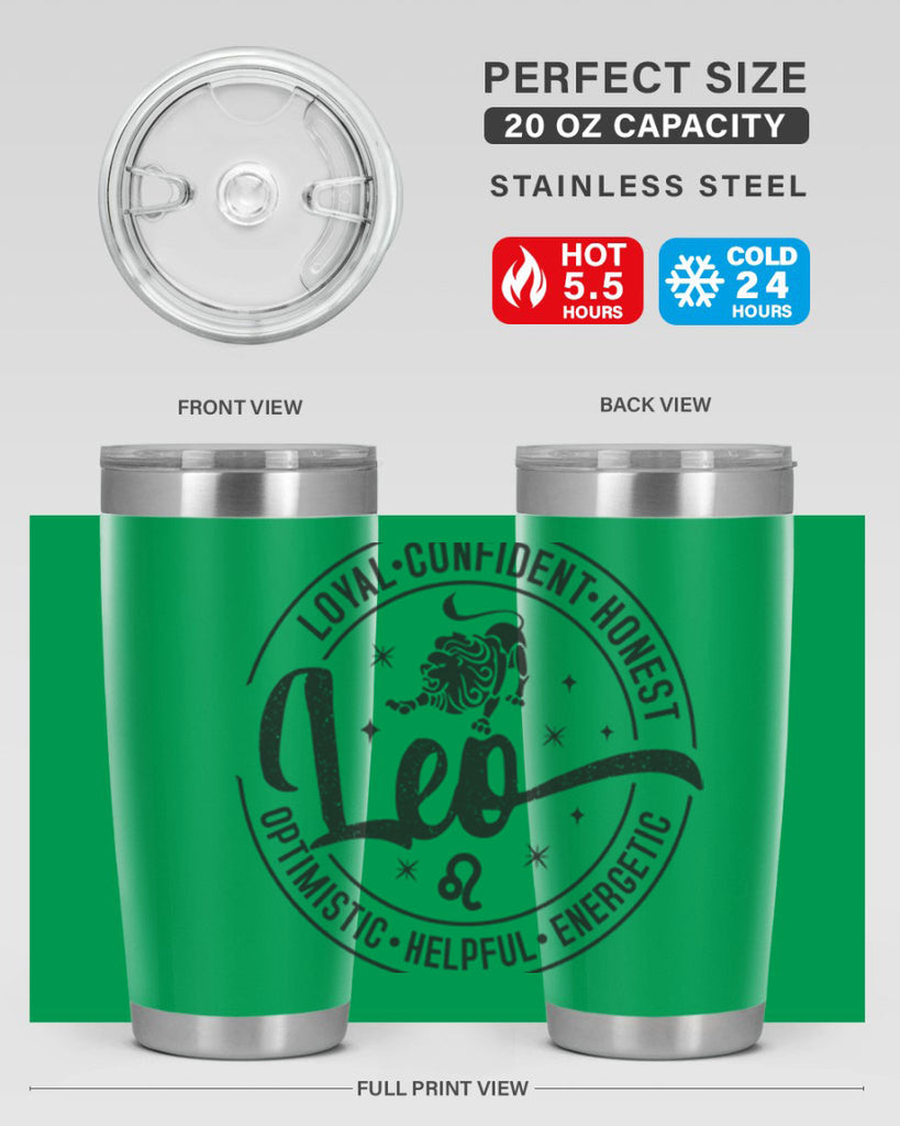 Leo 285#- zodiac- Tumbler