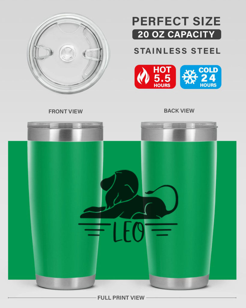 Leo 288#- zodiac- Tumbler