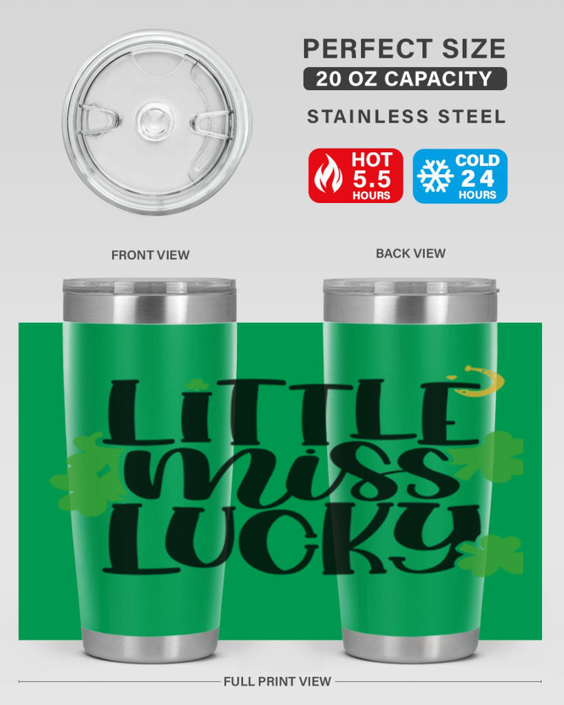 Little Miss Lucky Style 68#- St Patricks Day- Tumbler