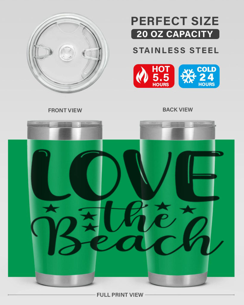 Love The Beach 305#- mermaid- Tumbler