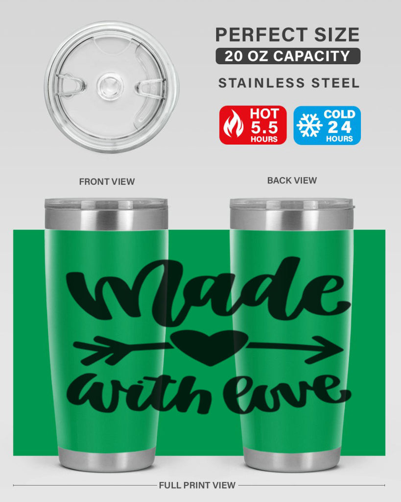 Made With Love Style 52#- baby- tumbler
