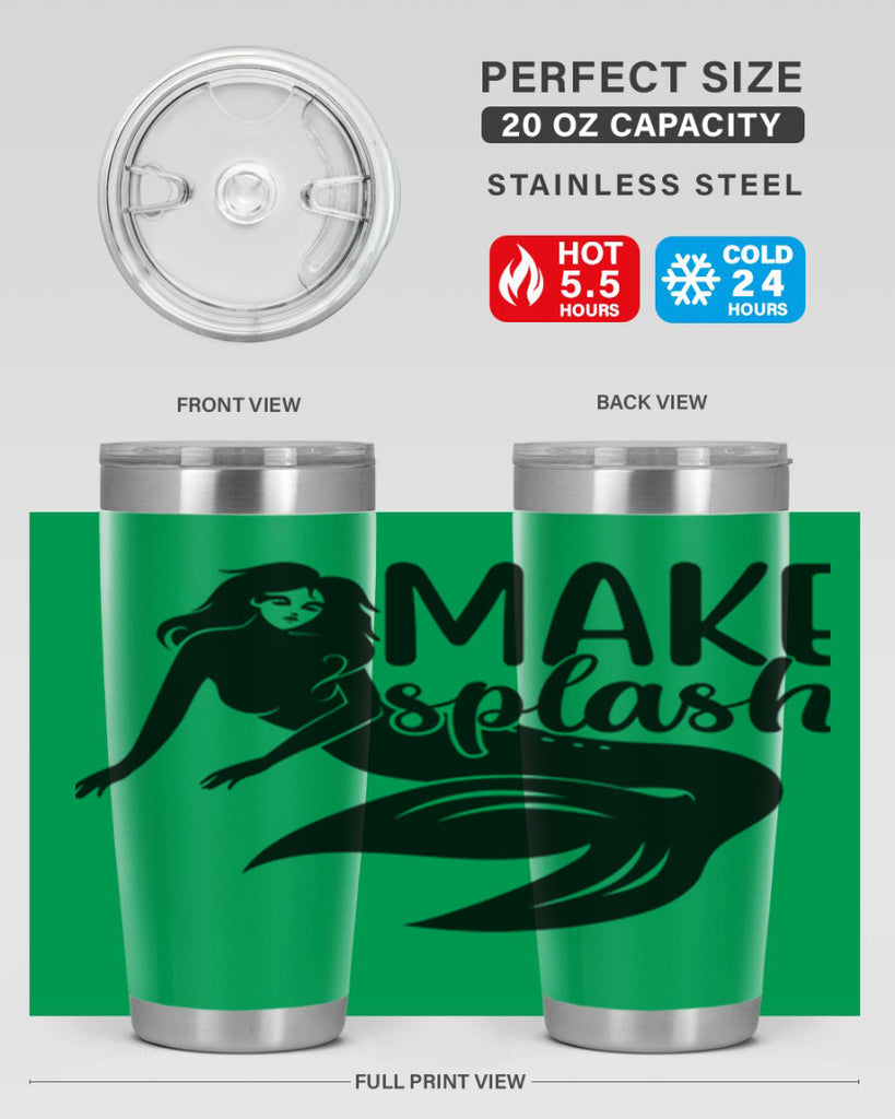 Make splash 315#- mermaid- Tumbler