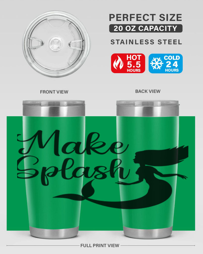 Make splash 316#- mermaid- Tumbler