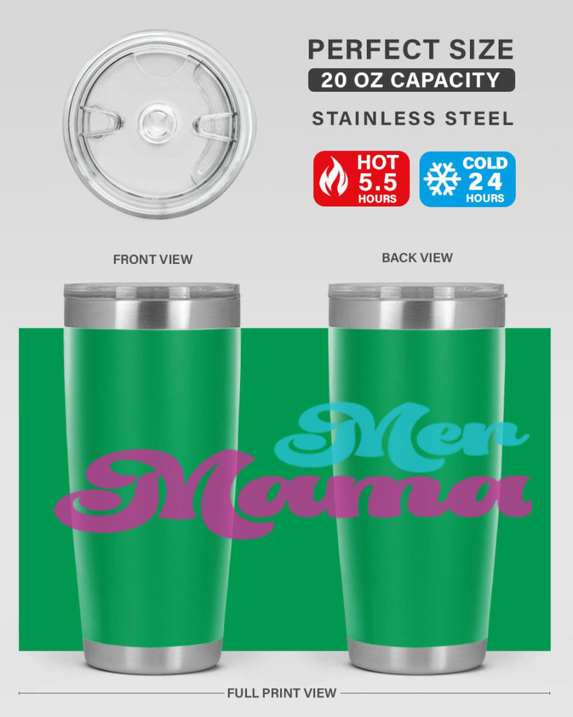 Mer Mama 334#- mermaid- Tumbler