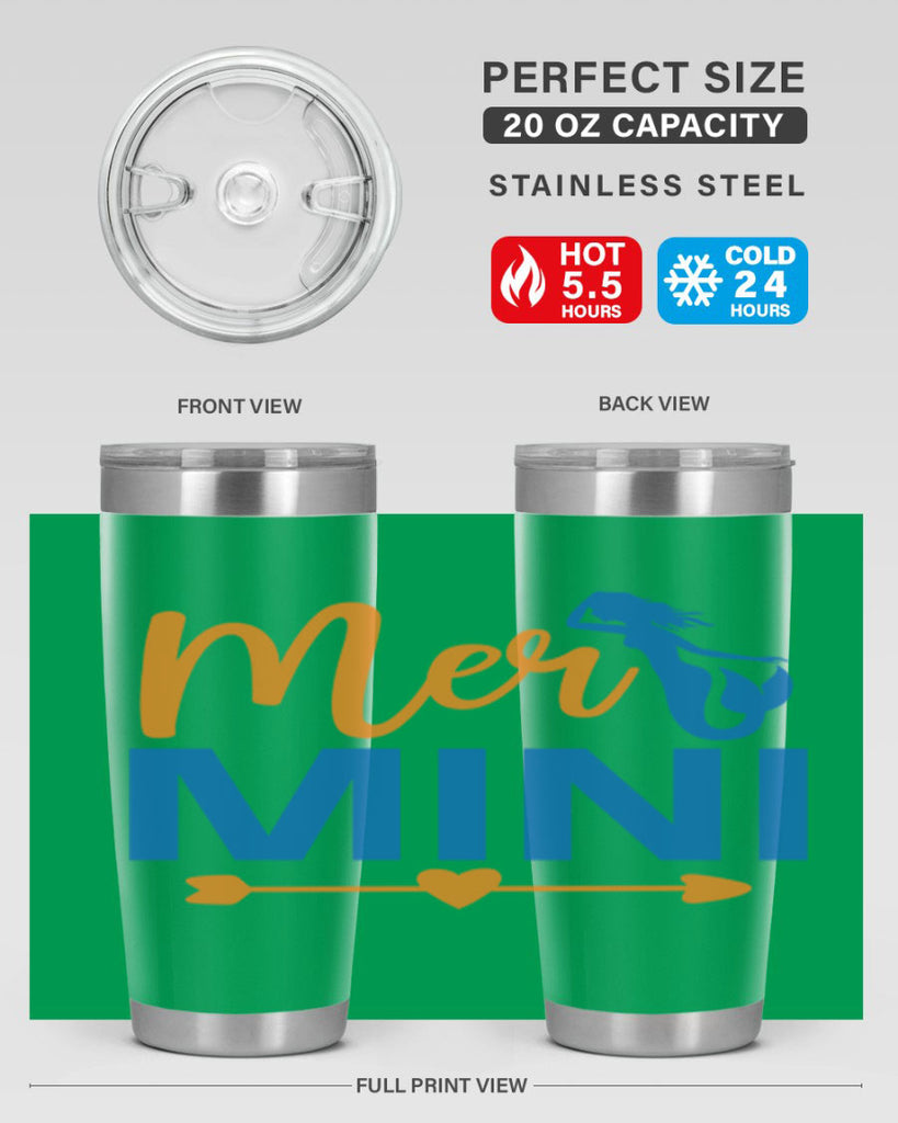 Mer Mini 336#- mermaid- Tumbler