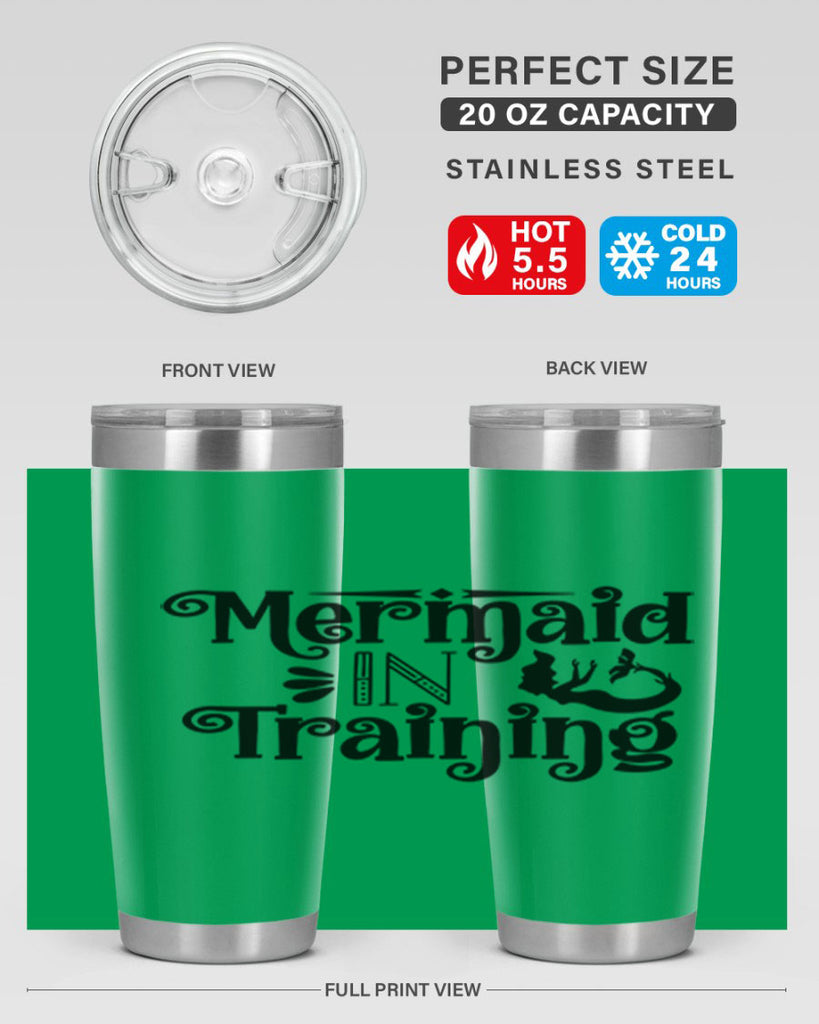 Mermaid In Training 364#- mermaid- Tumbler