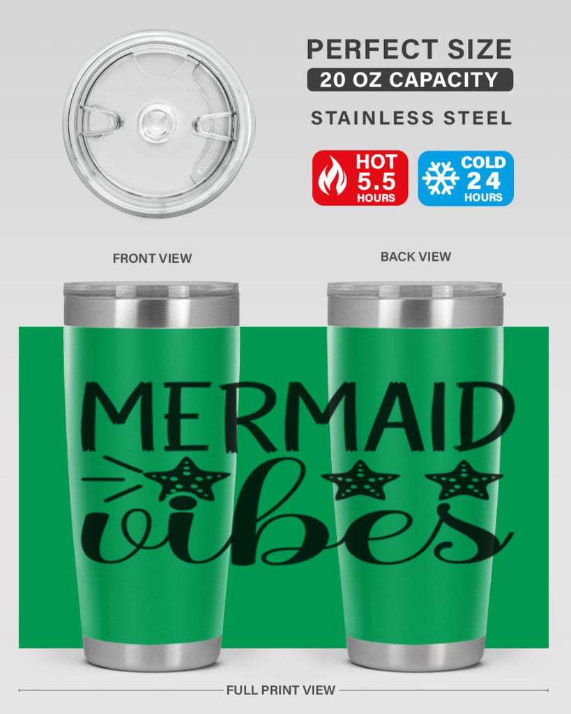 Mermaid Vibes 457#- mermaid- Tumbler