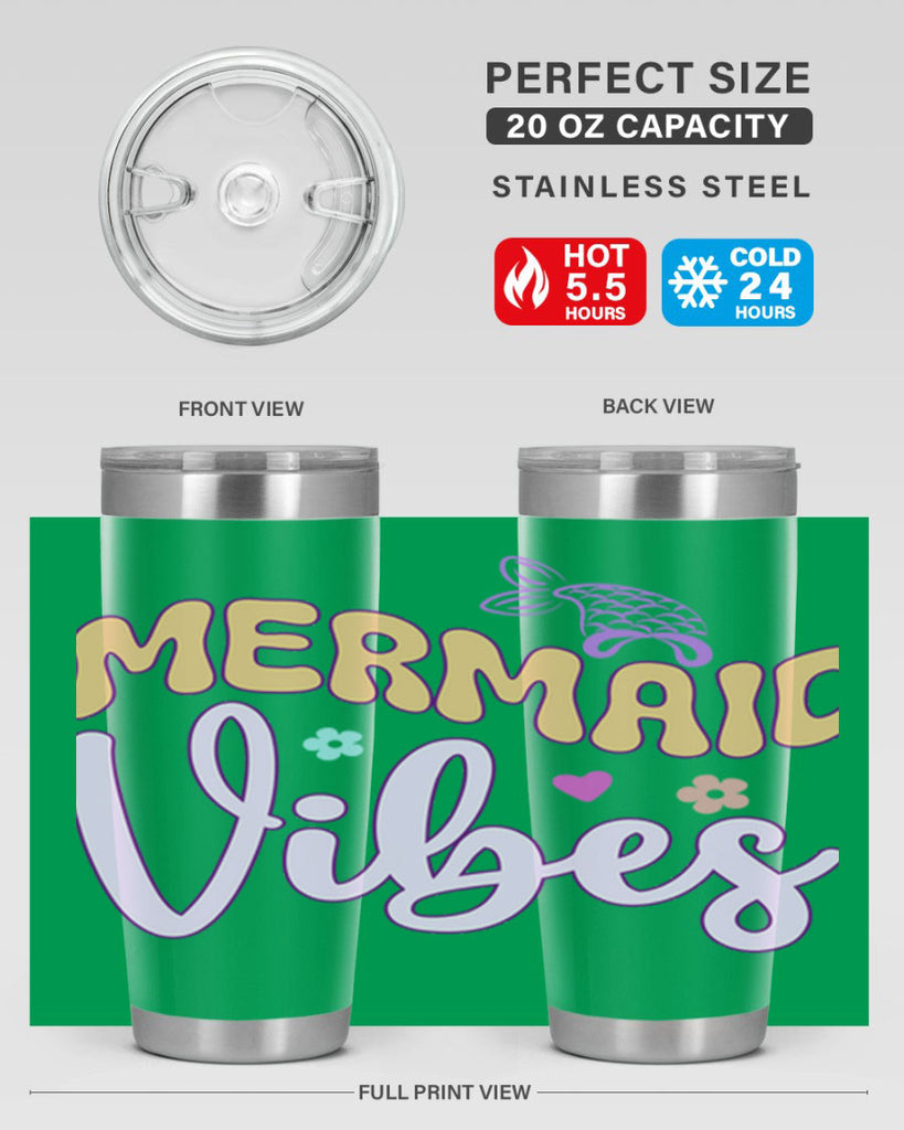 Mermaid Vibes 460#- mermaid- Tumbler