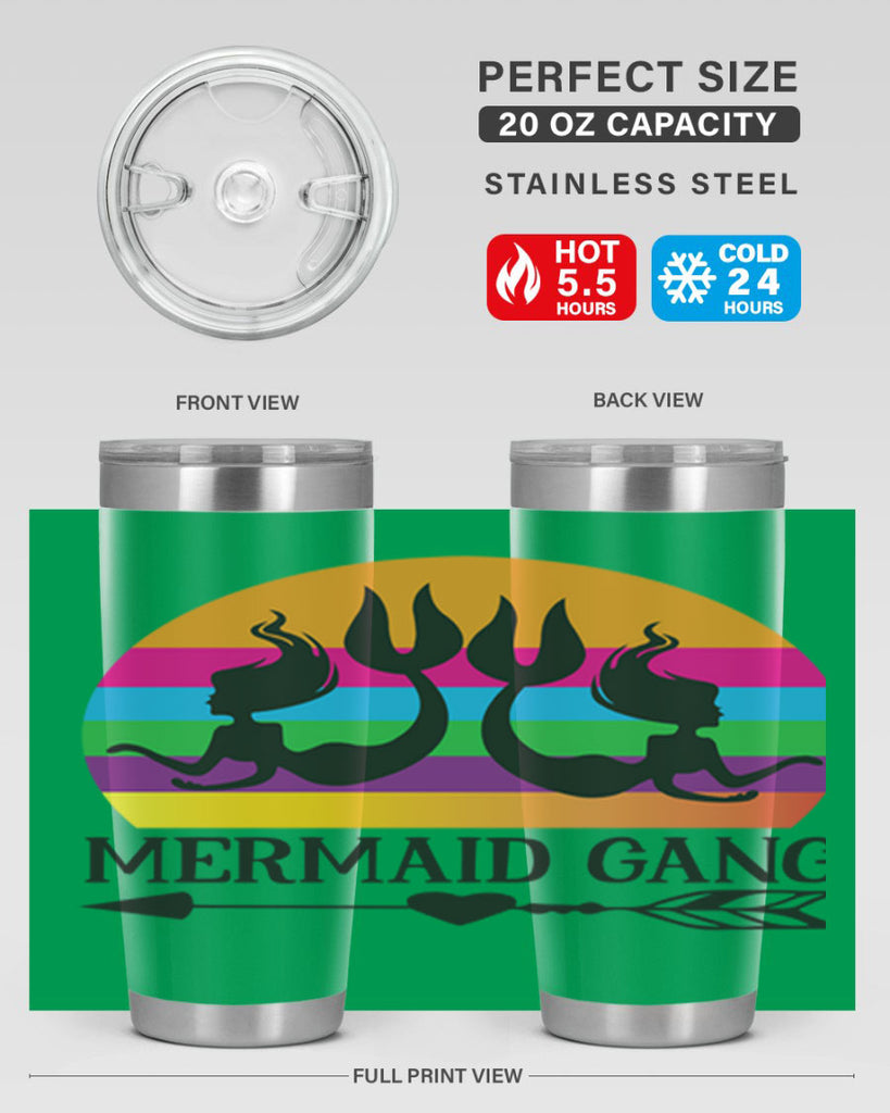 Mermaid gang 402#- mermaid- Tumbler