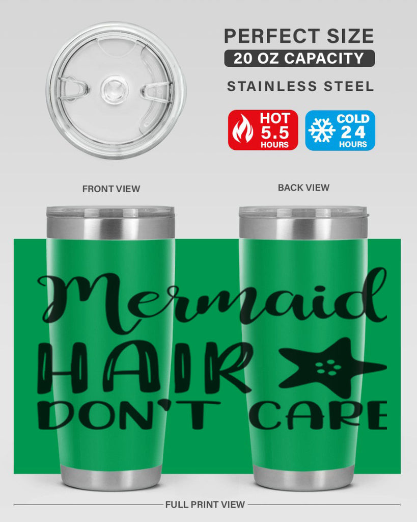 Mermaid hair dont care 411#- mermaid- Tumbler