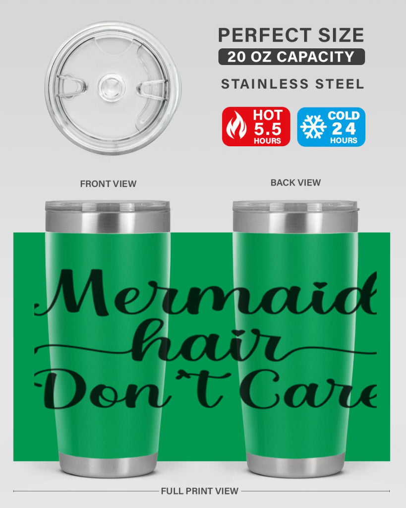 Mermaid hair dont care 412#- mermaid- Tumbler