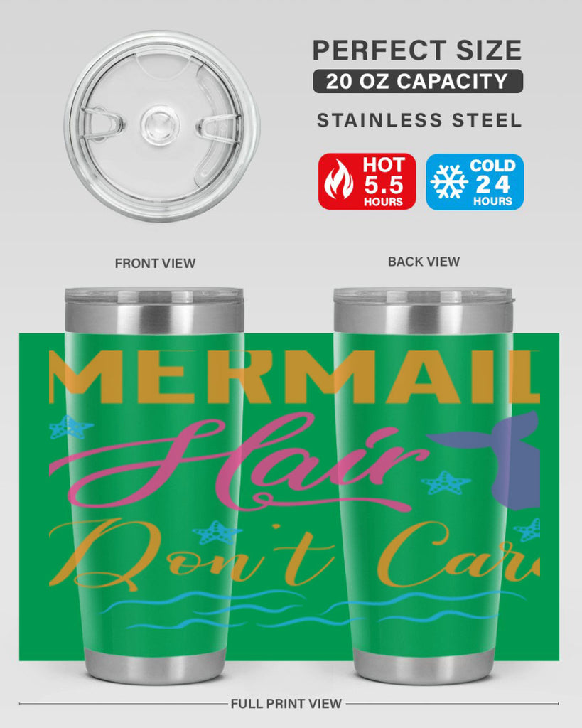 Mermaid hair dont care 414#- mermaid- Tumbler