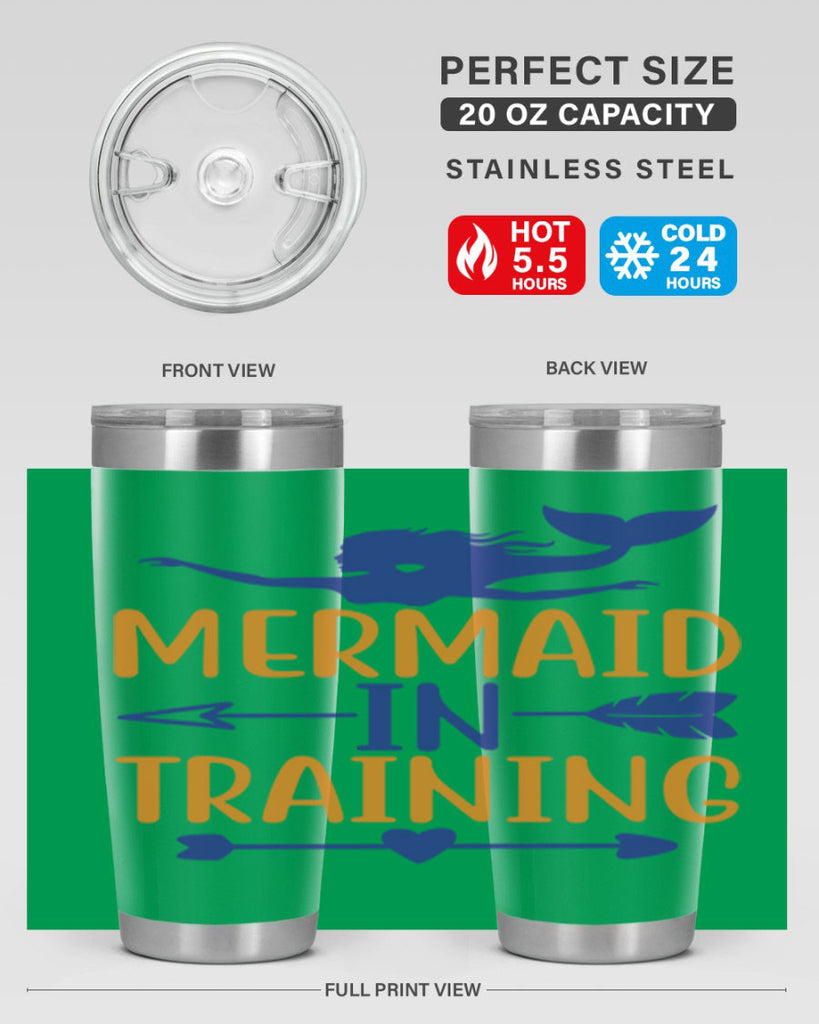 Mermaid in Training 360#- mermaid- Tumbler