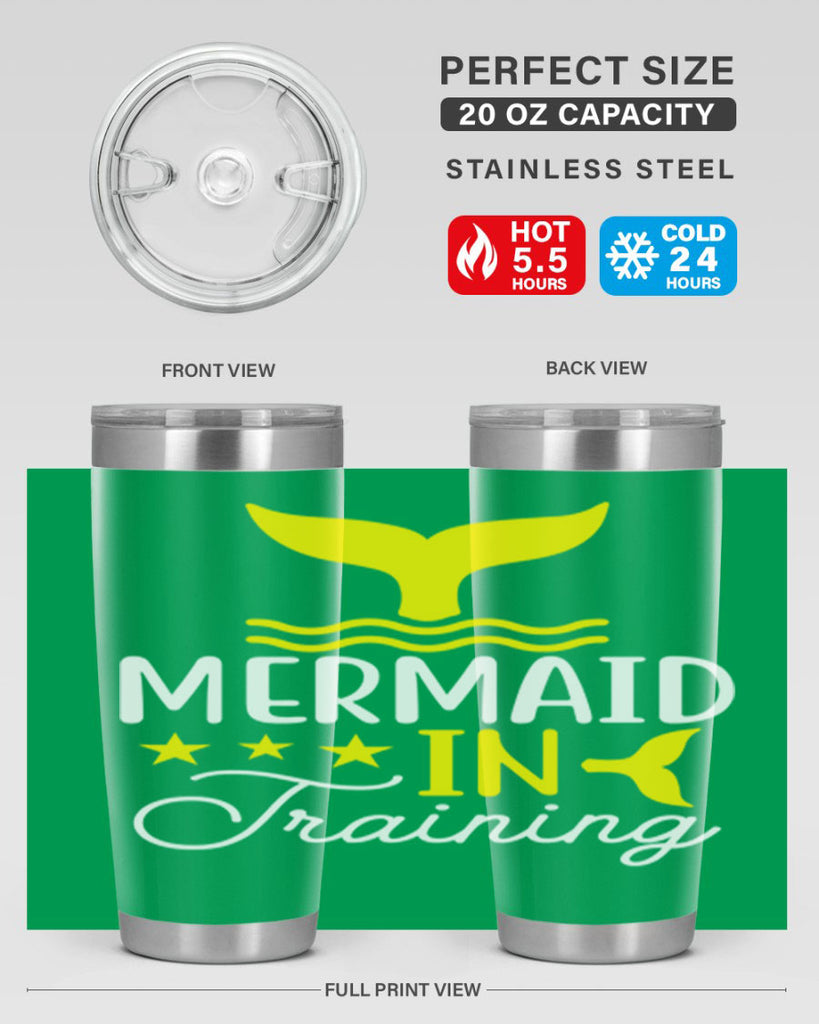 Mermaid in Training 361#- mermaid- Tumbler