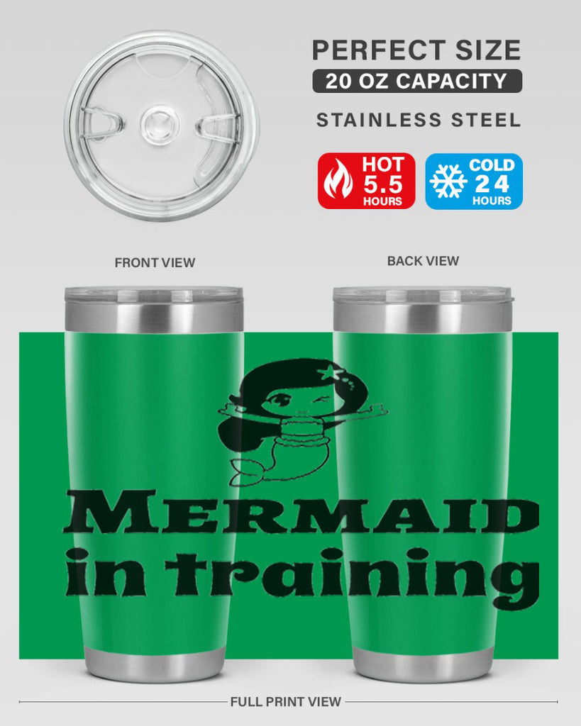 Mermaid in training 422#- mermaid- Tumbler