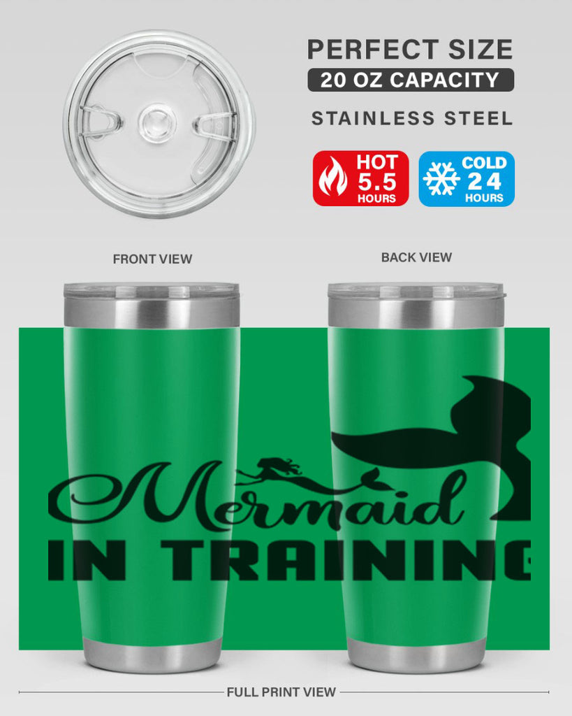 Mermaid in training 423#- mermaid- Tumbler