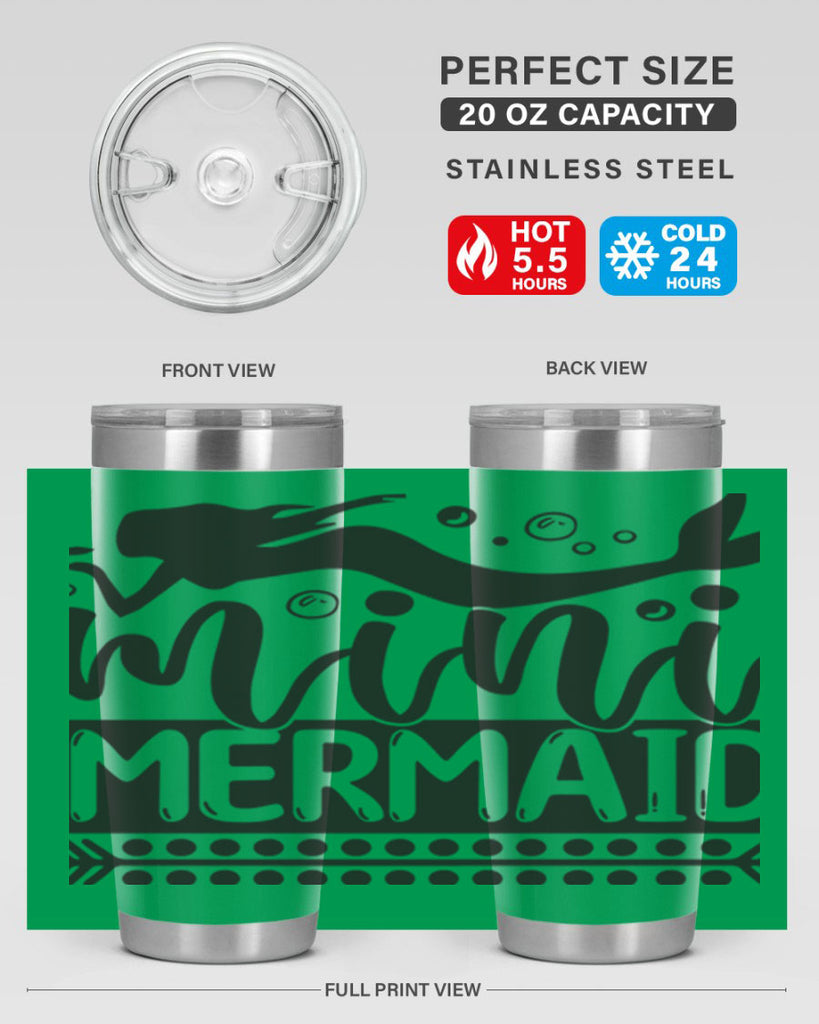 Mini mermaid 510#- mermaid- Tumbler