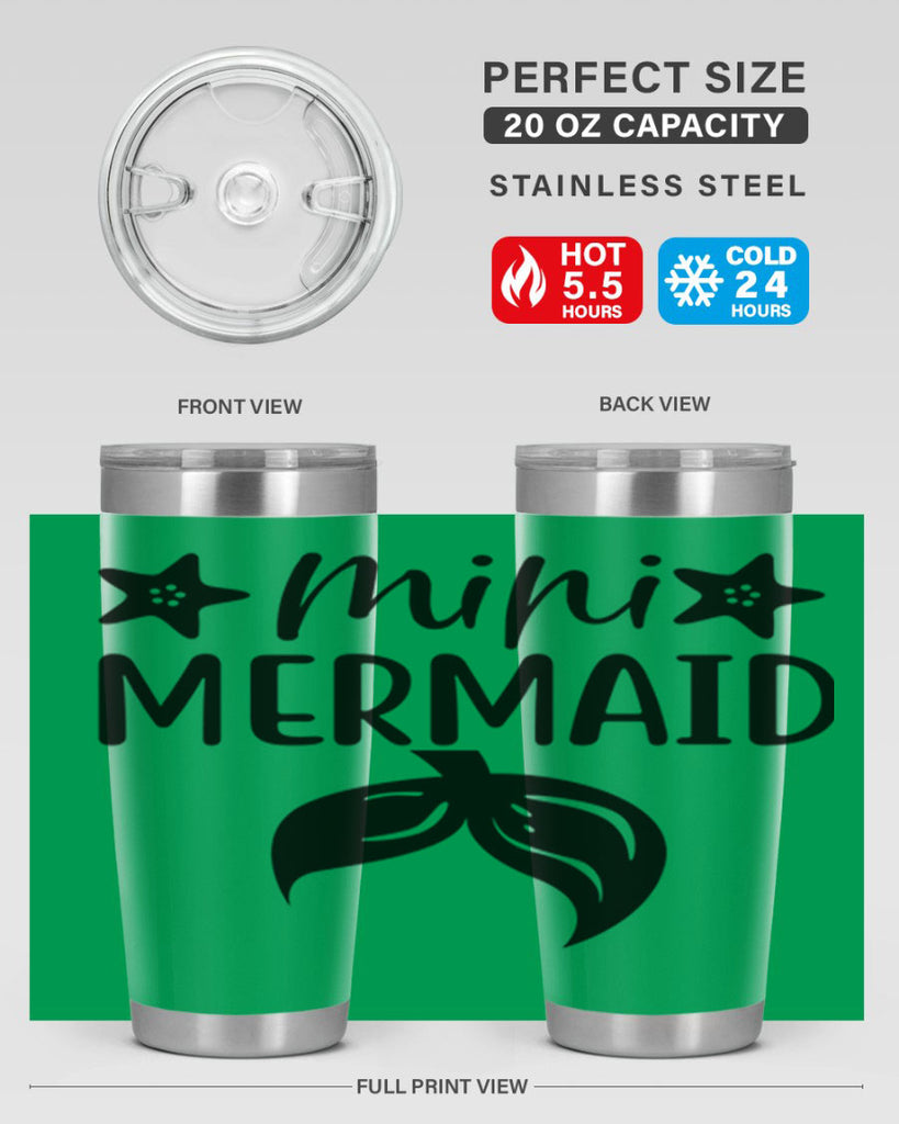 Mini mermaid 511#- mermaid- Tumbler