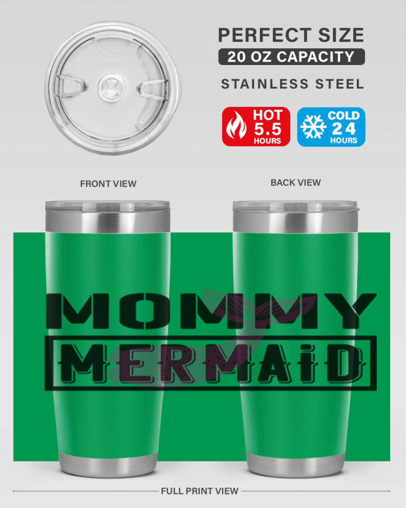 Mommy mermaid 514#- mermaid- Tumbler