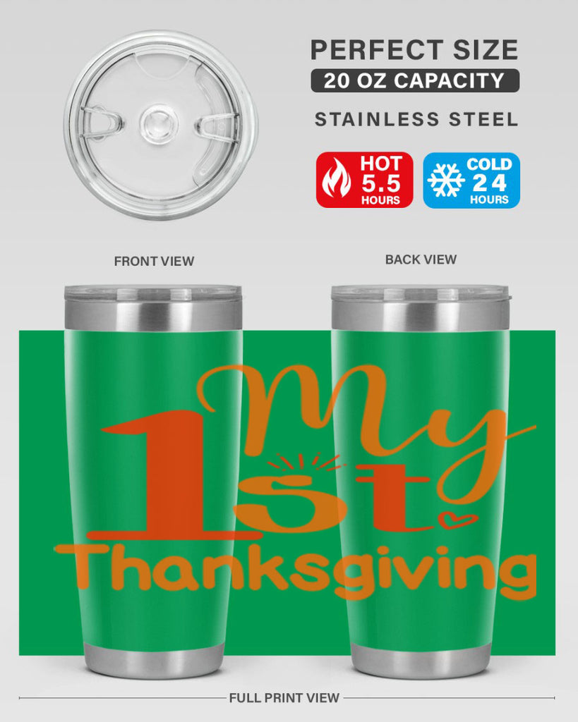 My st Thanksgiving Design 431#- fall- Tumbler