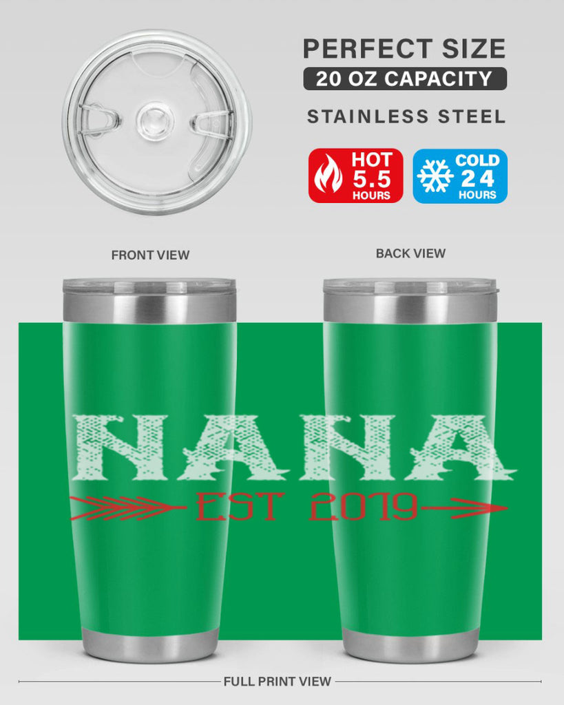 NANA Est 10#- grandma - nana- Tumbler