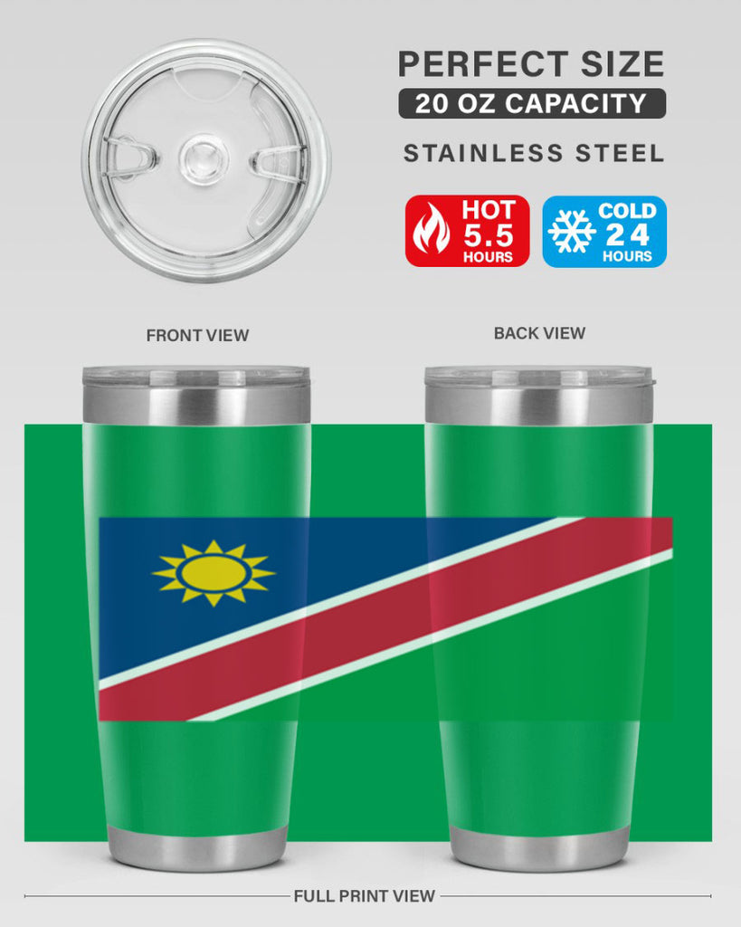 Namibia 78#- world flags- Tumbler