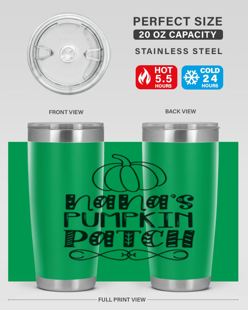 Nana s Pumpkin Patch 439#- fall- Tumbler