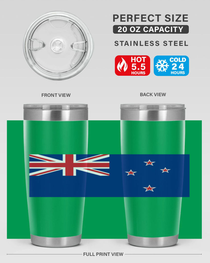 New Zealand 74#- world flags- Tumbler