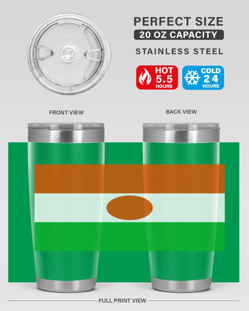 Niger 72#- world flags- Tumbler