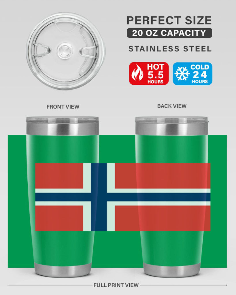 Norway 68#- world flags- Tumbler