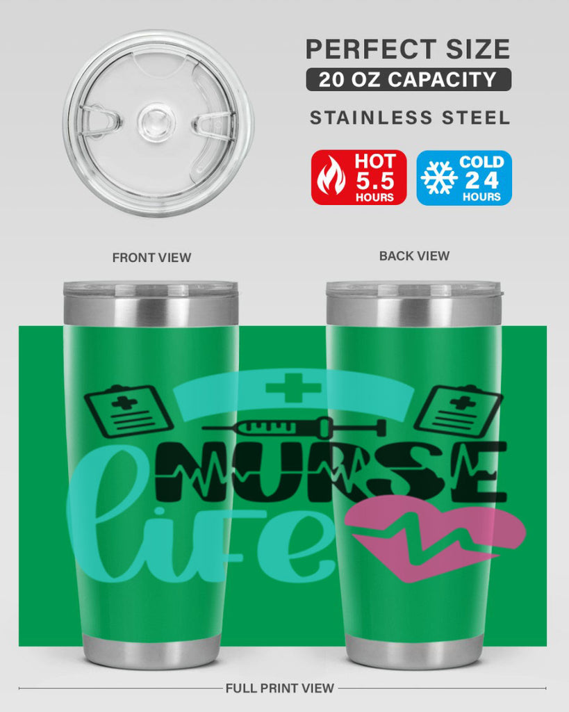 Nurse Life Style Style 106#- nurse- tumbler