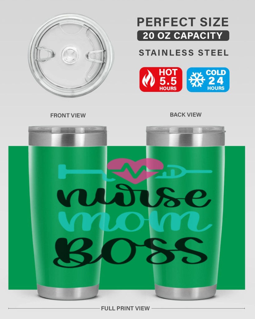 Nurse Mom Boss Style Style 101#- nurse- tumbler