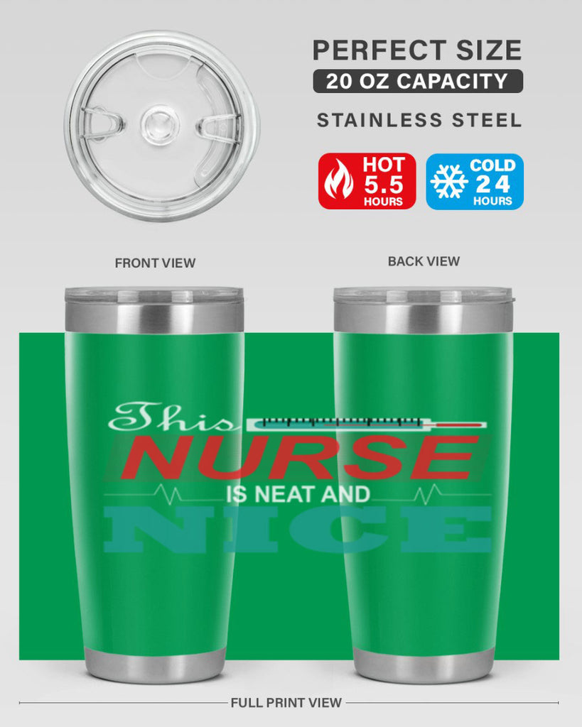 Nurse NiceTransperntPNG Style 403#- nurse- tumbler