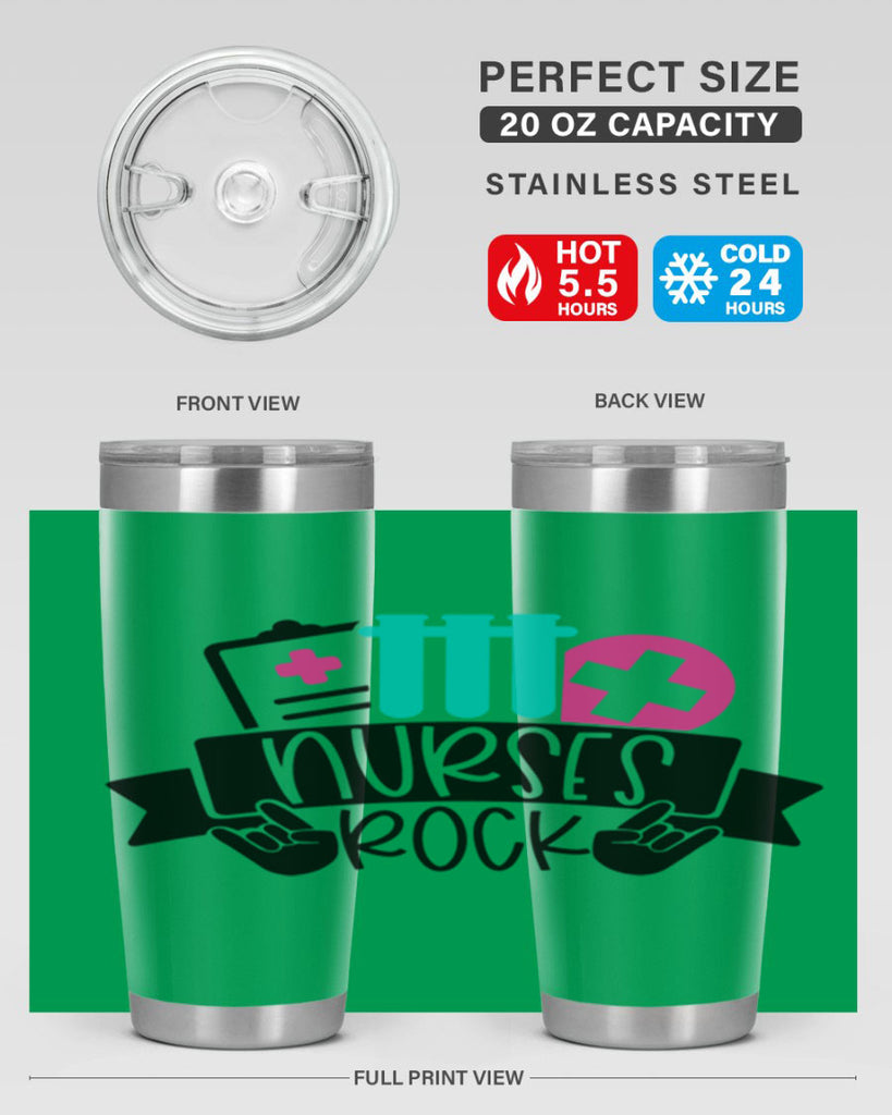 Nurses Rock Style Style 78#- nurse- tumbler