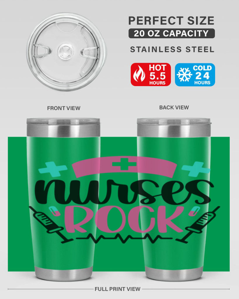 Nurses Rock Style Style 79#- nurse- tumbler