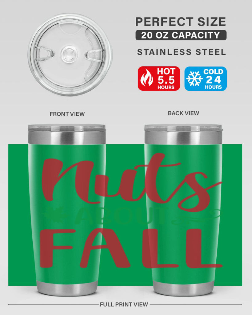 Nuts About Fall 443#- fall- Tumbler
