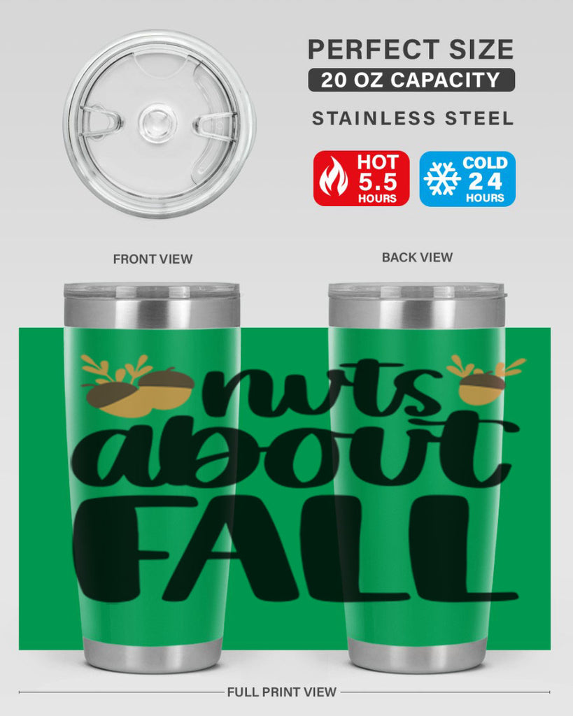 Nuts About Fall 503#- fall- Tumbler